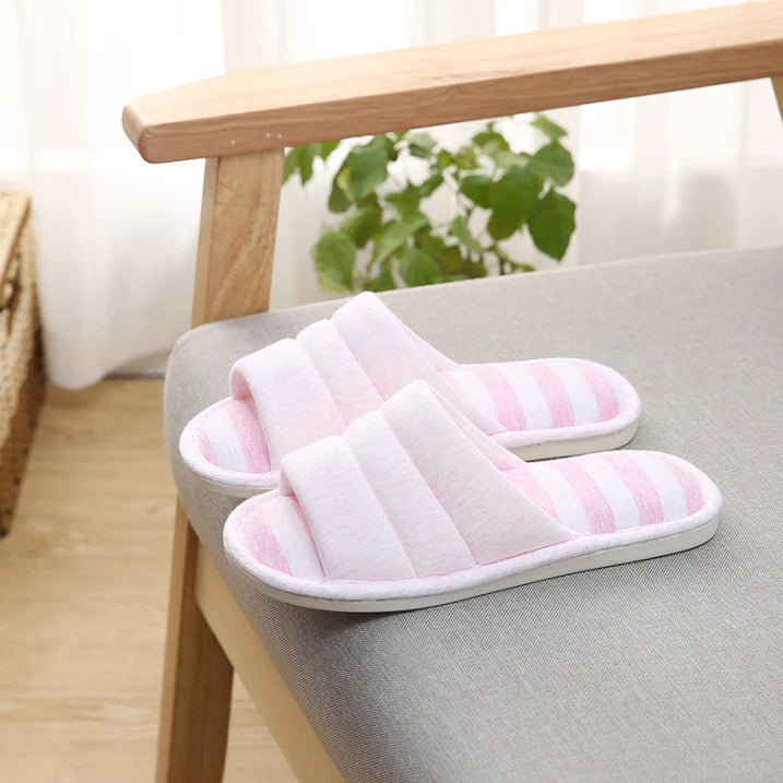 NOUVEAU RICHE Damen Drinnen Hausschuhe Für Bequem Minimalistisches Design Hellrosa