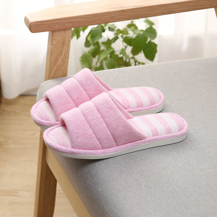 NOUVEAU RICHE Damen Drinnen Hausschuhe Für Bequem Minimalistisches Design Rosa
