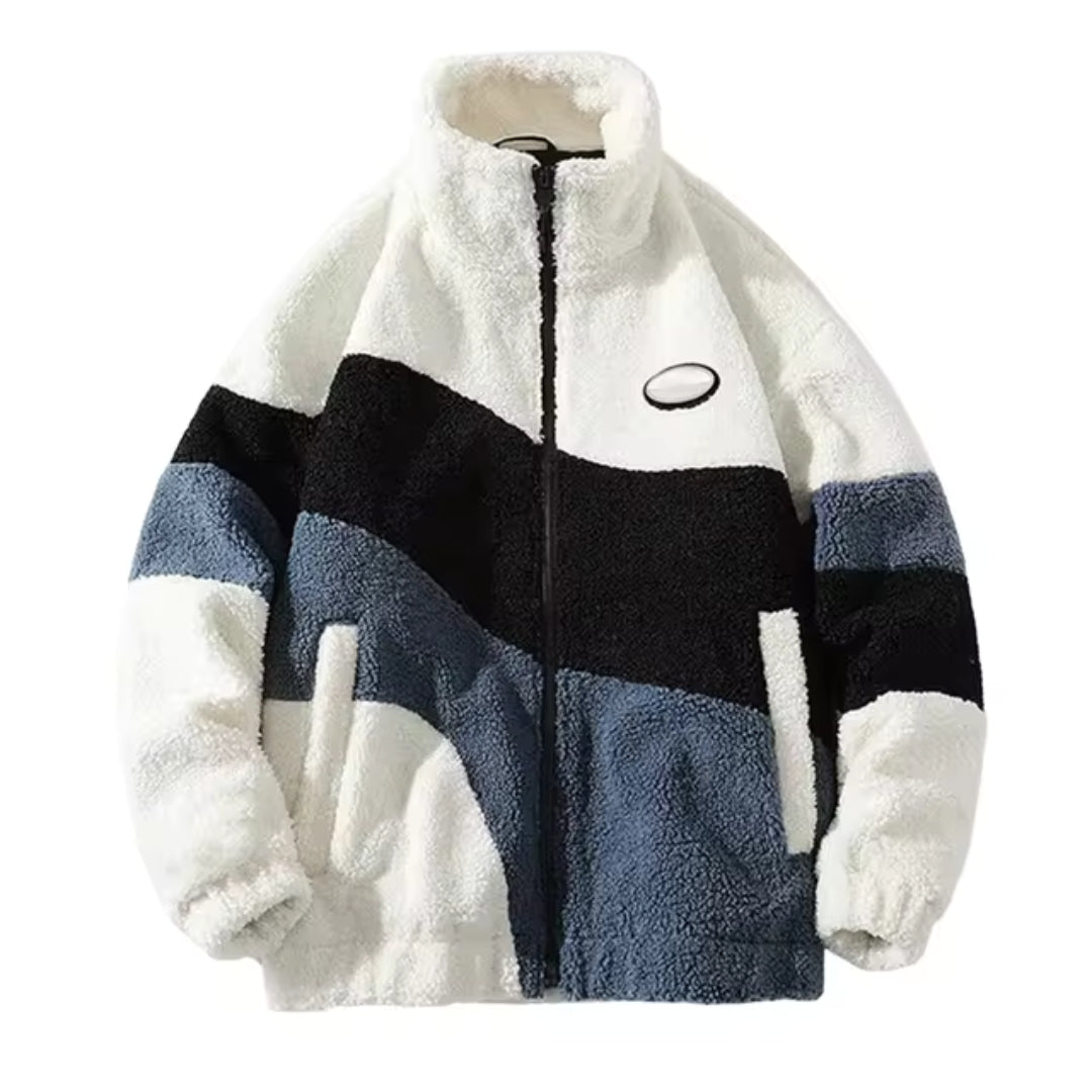 NOUVEAU RICHE Herrenjacke Vintage Look Klassische Farben Alltagsbegleiter Weiß