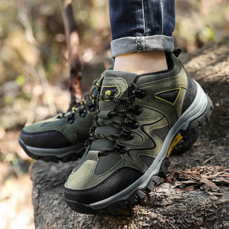 NOUVEAU RICHE Herren Wander Schuhe Schnüren Outdoor Im Freien Abenteuer