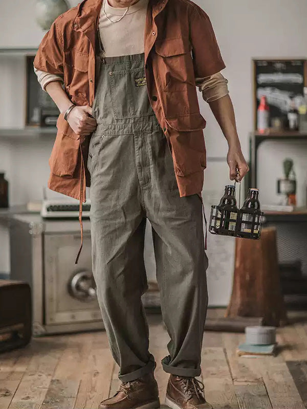 NOUVEAU RICHE Enten-Chore-Overalls für Herren mit Taschen und Komfort