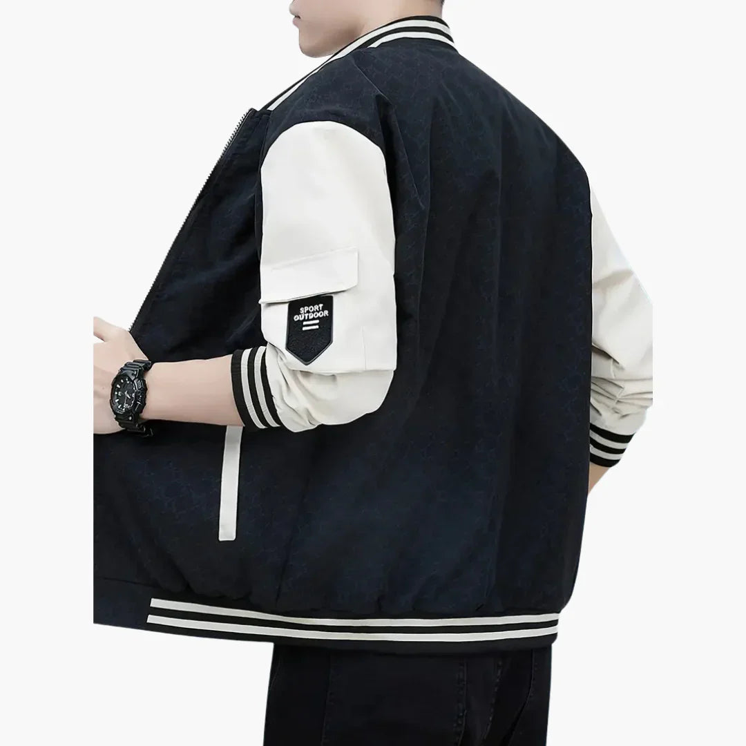 NOUVEAU RICHE Bomberjacke Herren Leichtes Material Sportlicher Schnitt