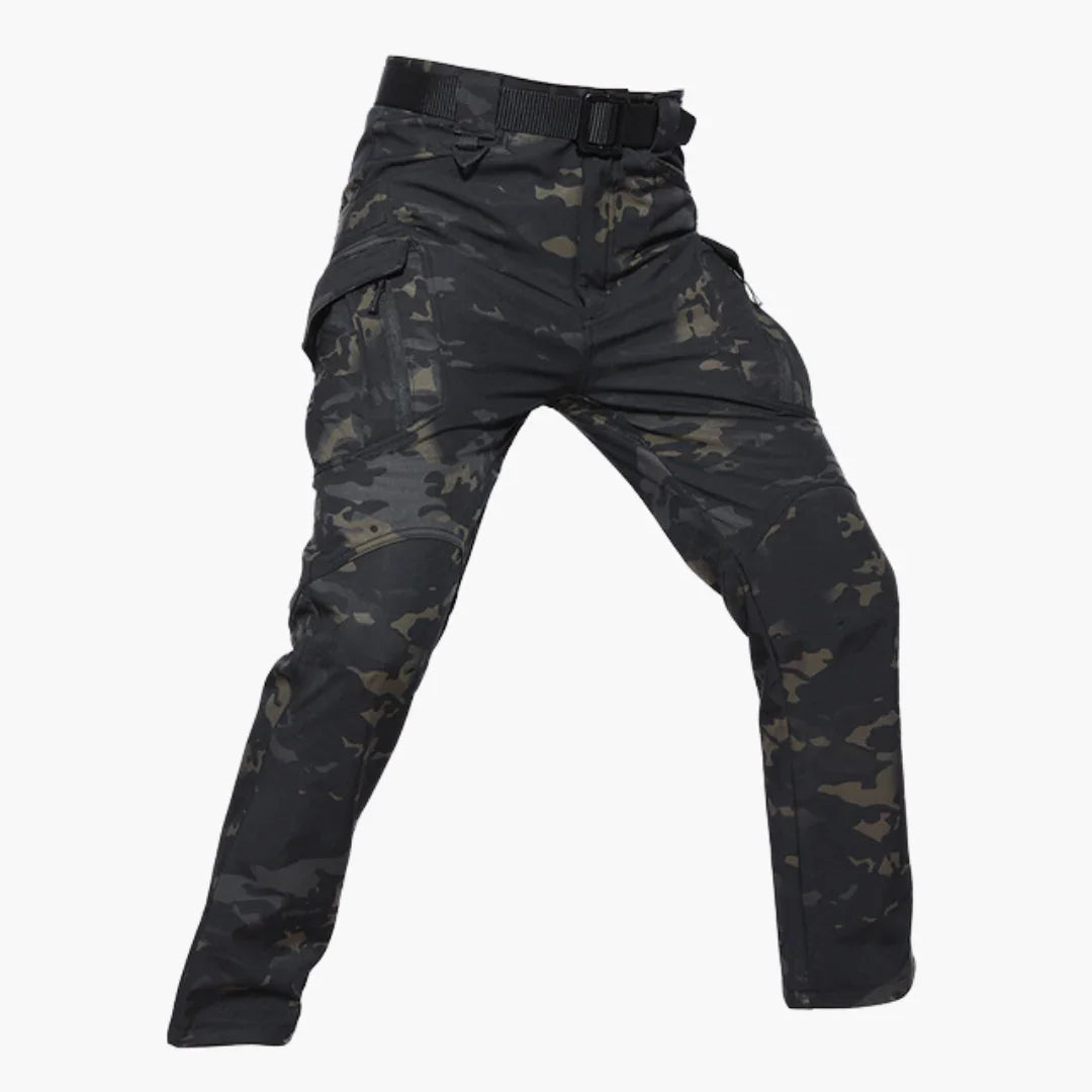 NOUVEAU RICHE Taktische Hose Herren Gerader Schnitt Vielseitig Outdoor Armeegrün 2