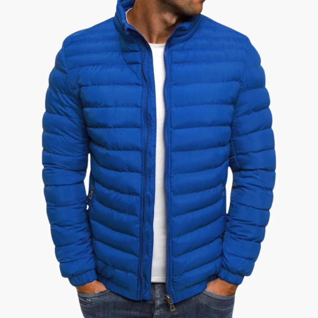 NOUVEAU RICHE Gesteppt Freizeitjacke Herren Mit Isoliertem Innenfutter Blau
