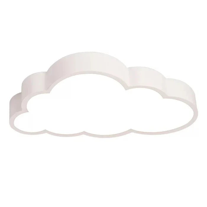 NOUVEAU RICHE LED-Deckenleuchte für Kinderzimmer – Wolken Deckenlampe für Baby- & Kinderzimmer, 49 cm, Blau, Rosa oder Weiss – CloudLight Weiss 49 cm Weiss