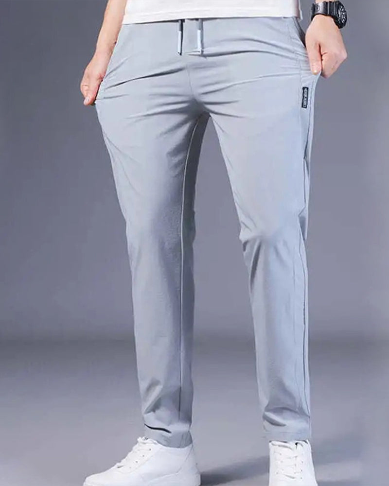 NOUVEAU RICHE Freizeit-Hosen Herren Schnelltrocknend Stretchstoff Lässig