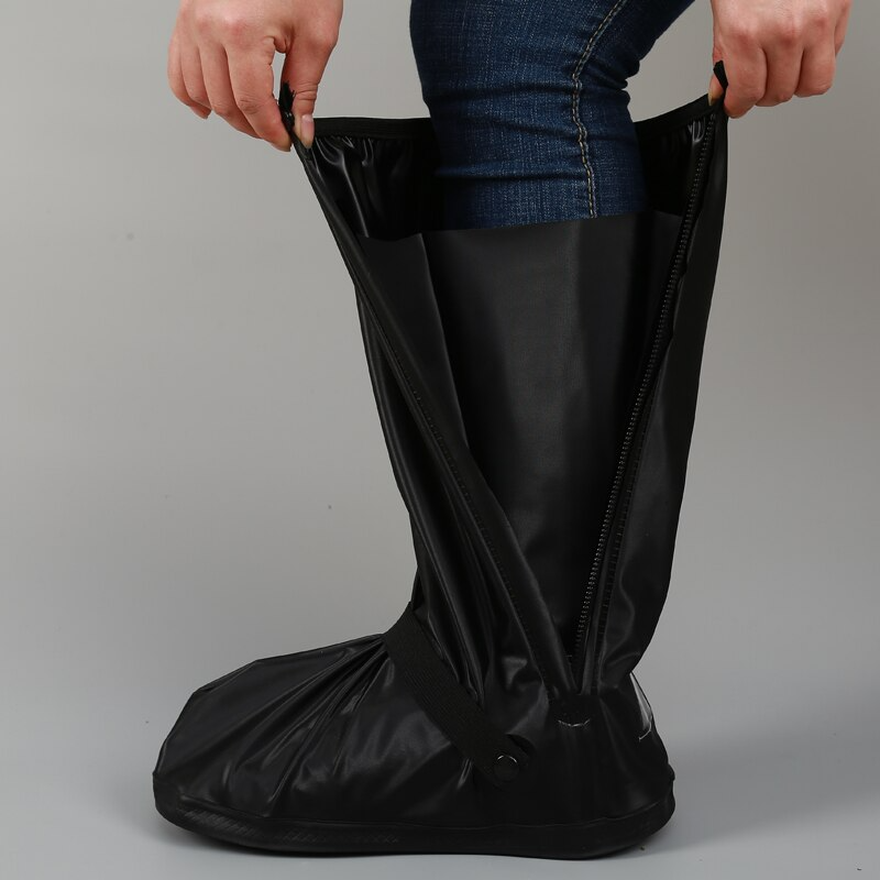 NOUVEAU RICHE Wasserdichte Schuhüberzieher für Regen & Matsch – Wiederverwendbare rutschfeste Überschuhe, faltbar, für Sneaker & Stiefel, S–2XL