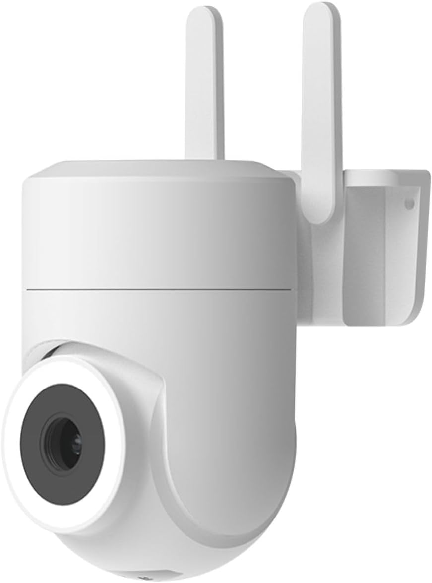 NOUVEAU RICHE Überwachungskamera Aussen & Innen – 2K WLAN Kamera mit 355° Schwenkbereich, Farb-Nachtsicht 15 m, KI-Personenerkennung, IP66