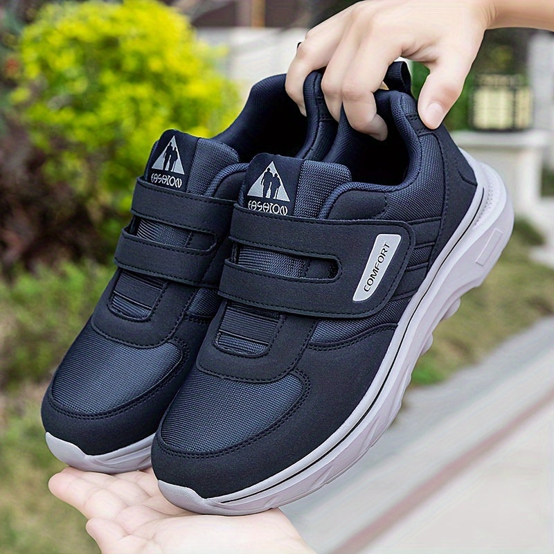 NOUVEAU RICHE Komfortable Laufschuhe mit Klettverschluss – Bequeme Sneaker mit Klett für Damen & Herren, atmungsaktiv, leicht anzuziehen – EasyStride