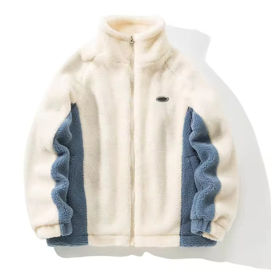 NOUVEAU RICHE Herrenjacke Vintage Look Klassische Farben Alltagsbegleiter Beige