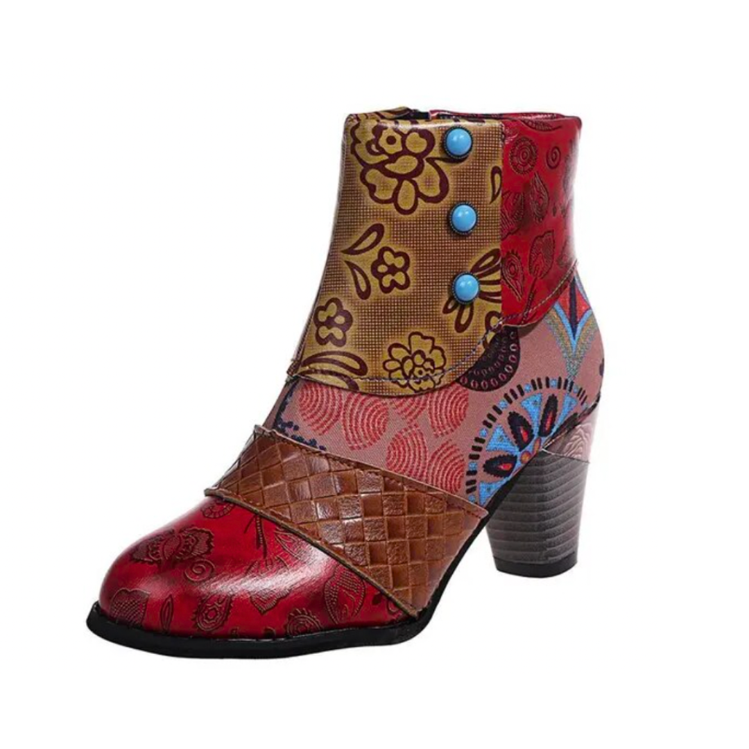 NOUVEAU RICHE Damen Wasserdichte Retro Stiefel Mit Stil Regentage Eleganz