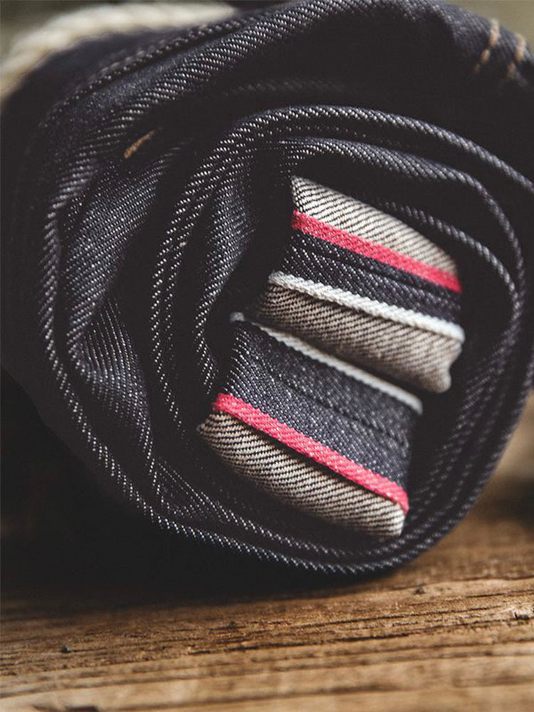 NOUVEAU RICHE Herren American Retro Stil Roh Denim Jeans Aus 100 Prozent Baumwolle Mit Klassischem Geradem Bein Design