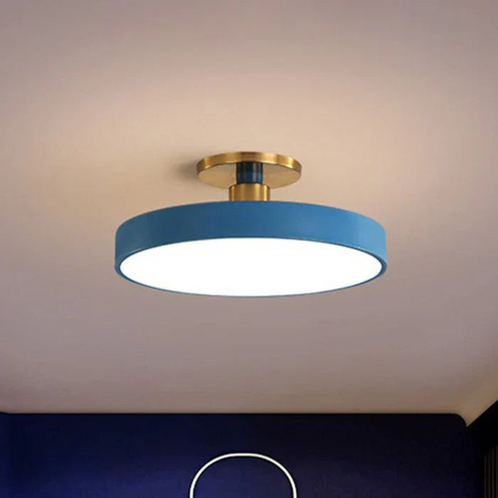 NOUVEAU RICHE LED-Deckenleuchte im nordischen Stil – Runde Deckenlampe für Schlafzimmer & Kinderzimmer, 30, 40 oder 49 cm, 6 Farben – NordicaGlow