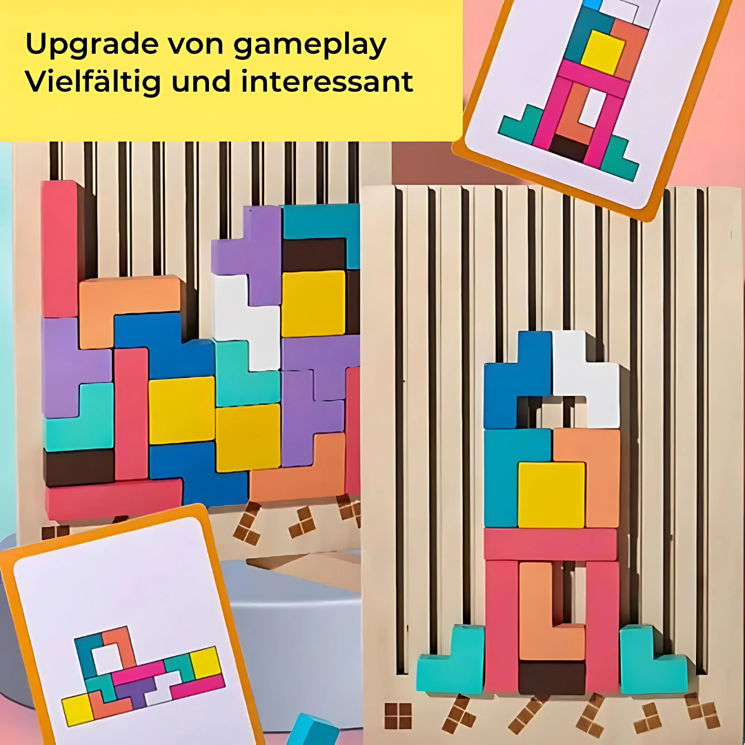 NOUVEAU RICHE Holzspiel Montessori Lernspiel Farben Formen Für Feinmotorik