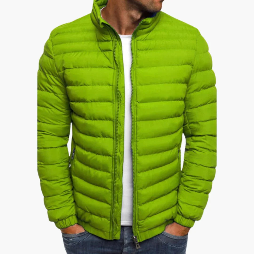 NOUVEAU RICHE Gesteppt Freizeitjacke Herren Mit Isoliertem Innenfutter Grün