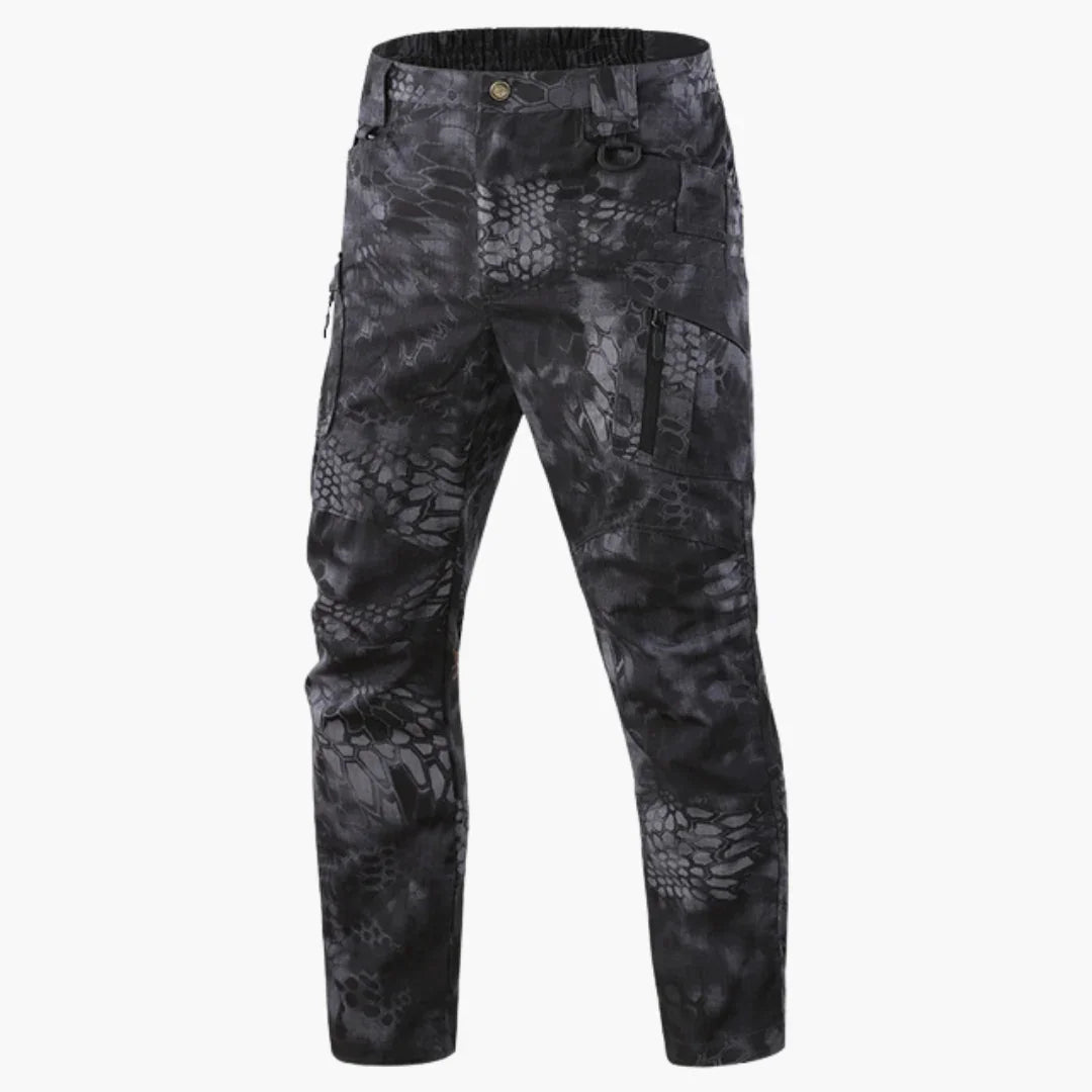 NOUVEAU RICHE Taktische Hose Herren Gerader Schnitt Vielseitig Outdoor Grau