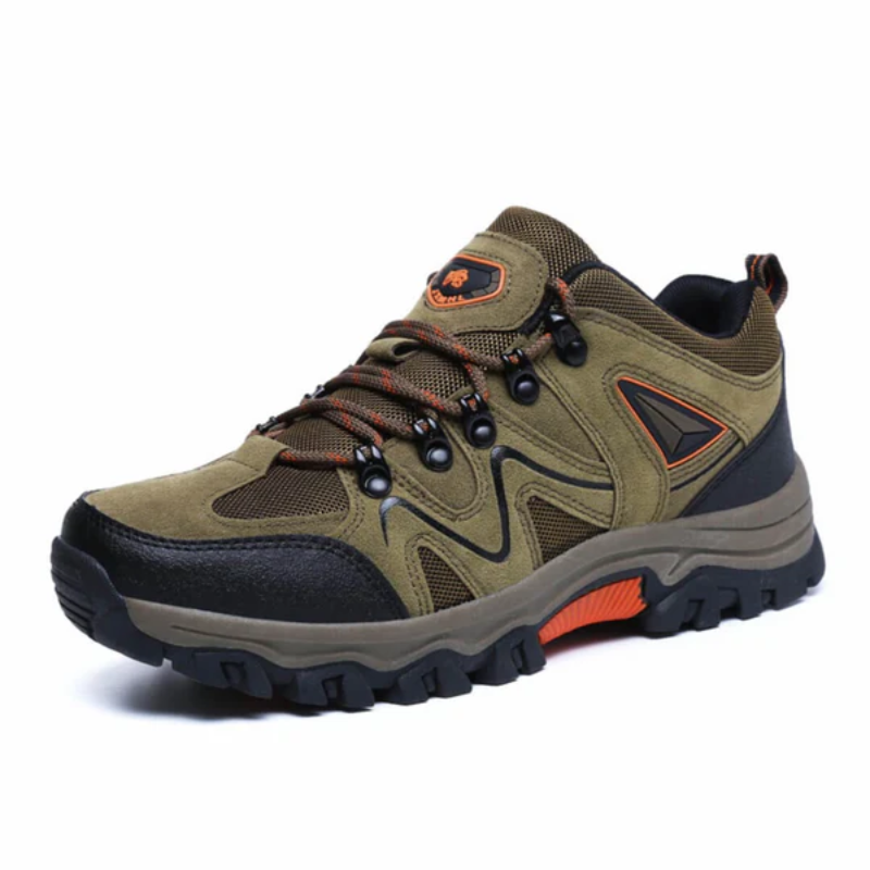 NOUVEAU RICHE Herren Wander Schuhe Schnüren Outdoor Im Freien Abenteuer Braun