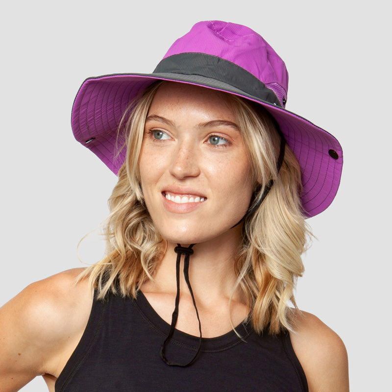 NOUVEAU RICHE Sonnenhut Damen UV Schutz Faltbar Leicht Stilvoll Kompakt