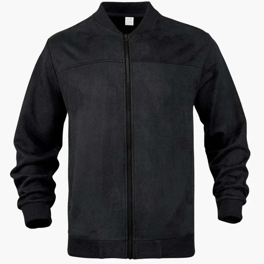 NOUVEAU RICHE Herren Jacke Strukturierte Mit Funktionalen Details Schlicht Schwarz