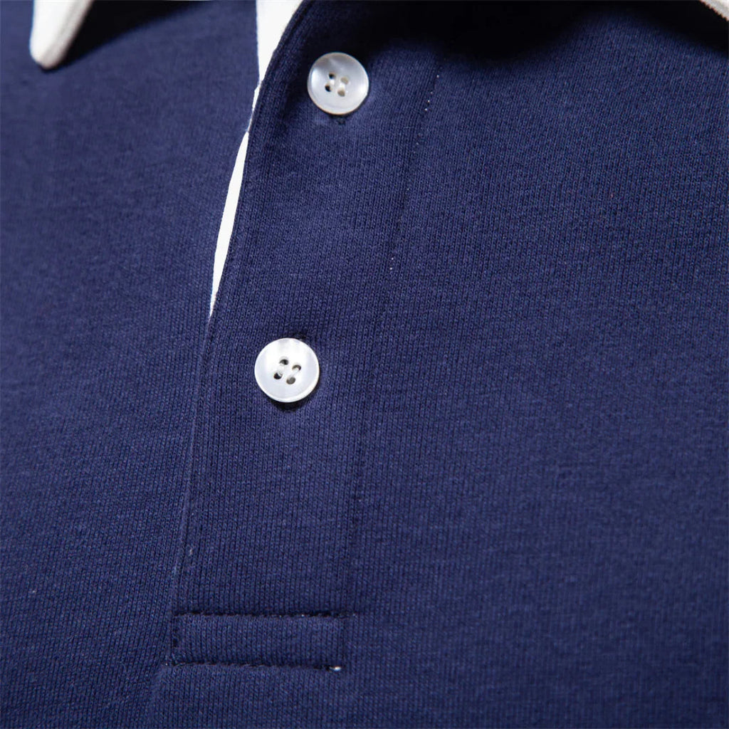 NOUVEAU RICHE Polohemd Herren Baumwolle Vielseitig Alltags und Business