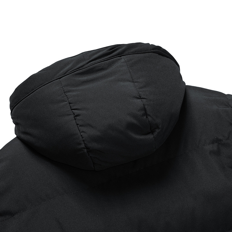 NOUVEAU RICHE Parka Jacke Herren Lange Wattierte Wasserdichte Winterjacke