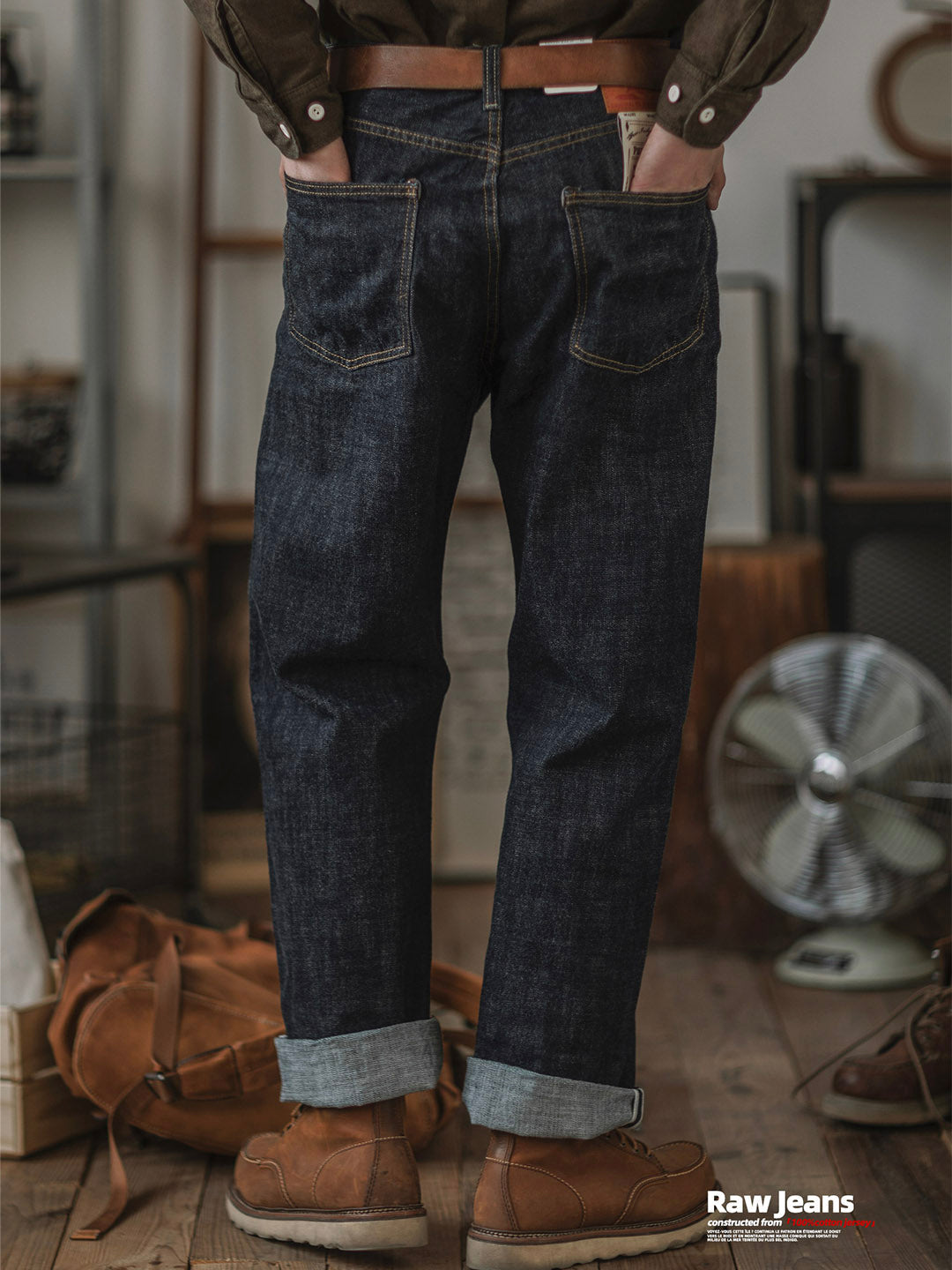 NOUVEAU RICHE 14oz Indigo Selvedge Denim Jeans Für Herren Hochwertige Verarbeitung Zeitloser Stil Robuste Langlebigkeit
