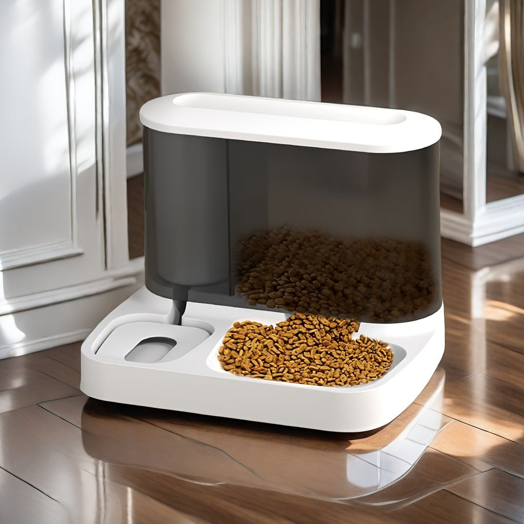 Automatisk foder- og vanddispenser – 2-i-1-foderautomat og vanddispenser til katte og små hunde – EasyFeed Duo