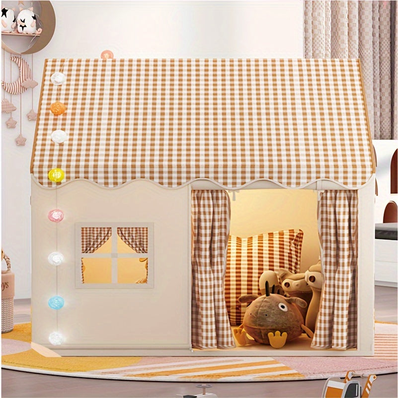 NOUVEAU RICHE Spielhaus Kinder Indoor – Grosses Spielzelt 130 x 120 x 100 cm für drinnen & draussen, einfacher Aufbau
