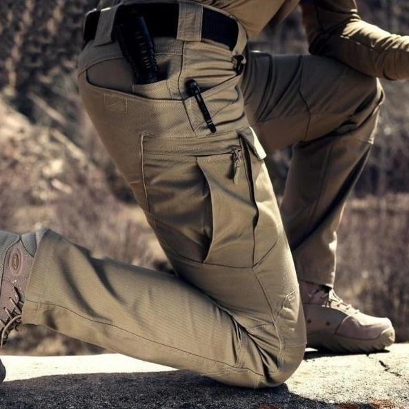 NOUVEAU RICHE Outdoorhose Herren Mit Strukturierte Oberfläche Verstellbar
