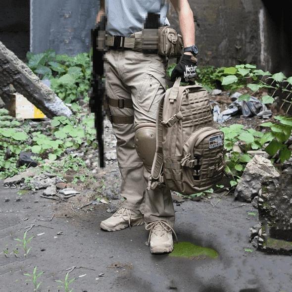 NOUVEAU RICHE Outdoorhose Herren Mit Strukturierte Oberfläche Verstellbar