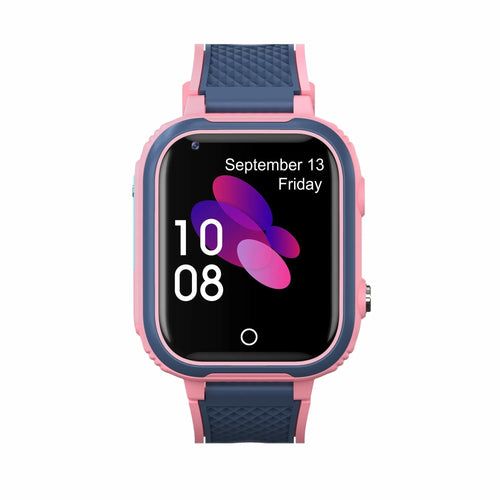 NOUVEAU RICHE 4G Smartwatch für Kinder mit GPS Tracker & Telefonfunktion - Wasserdichte Kinderuhr mit SOS-Notruftaste, Kamera & Videoanruf