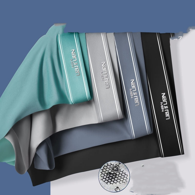 NOUVEAU RICHE Boxershorts Herren Sommer Graphen Schnelltrocknend 4er Pack 4er Pack 9902 Stil