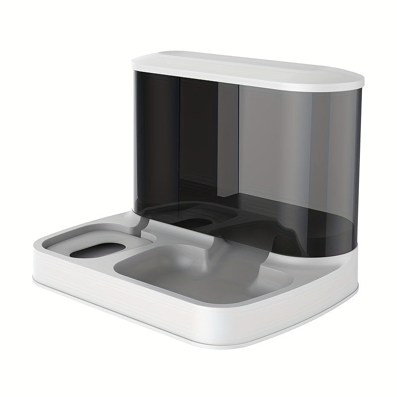 Automatisk foder- og vanddispenser – 2-i-1-foderautomat og vanddispenser til katte og små hunde – EasyFeed Duo