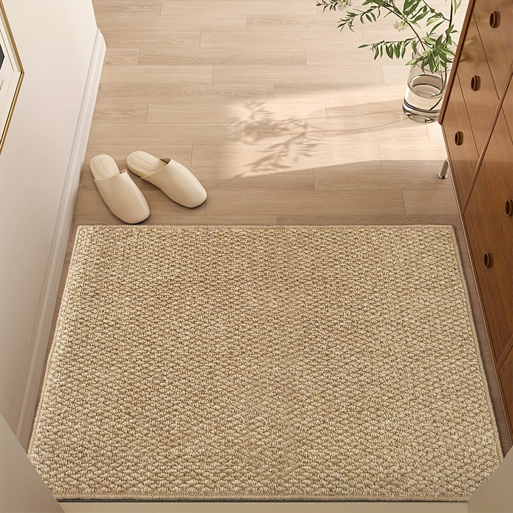 NOUVEAU RICHE Saugfähige Fussmatte für innen & aussen – Rutschfeste Matte in Jute-Optik, waschmaschinenfest, 3 Grössen 50x80 cm