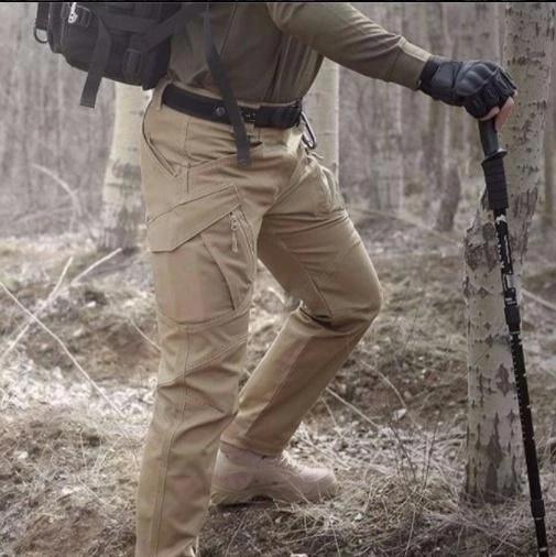 NOUVEAU RICHE Outdoorhose Herren Mit Strukturierte Oberfläche Verstellbar