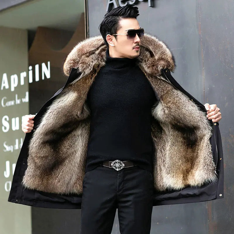 NOUVEAU RICHE Figueral | Winterparka | Gefütterte und warme Winterjacke Aschbraun