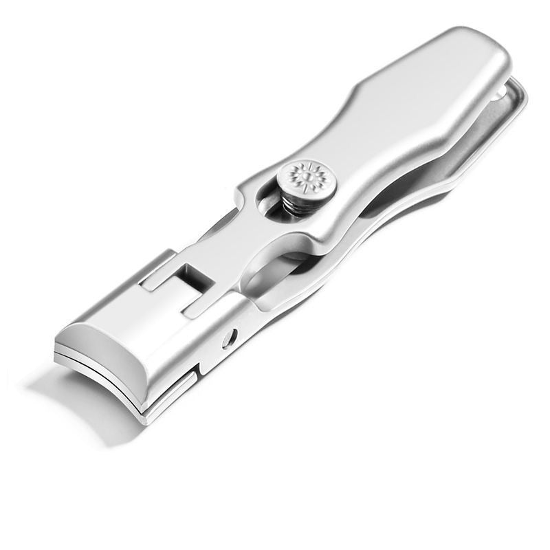 NOUVEAU RICHE Nagelknipser für dicke Nägel – Fussnagelknipser aus Kohlenstoffstahl mit breiter Öffnung & Nagelfänger, inkl. Feilen & Etui