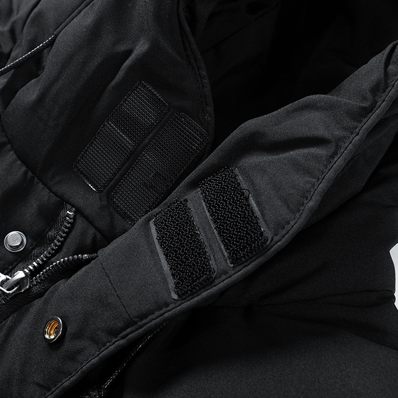 NOUVEAU RICHE Parka Jacke Herren Lange Wattierte Wasserdichte Winterjacke