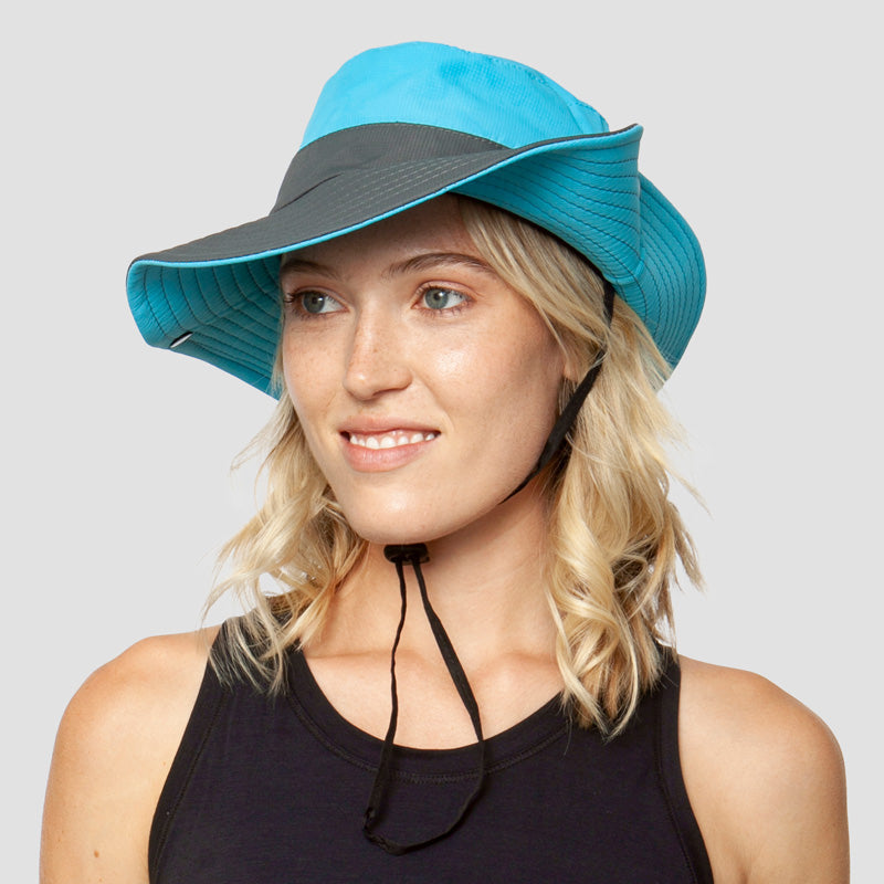 NOUVEAU RICHE Sonnenhut Damen UV Schutz Faltbar Leicht Stilvoll Kompakt