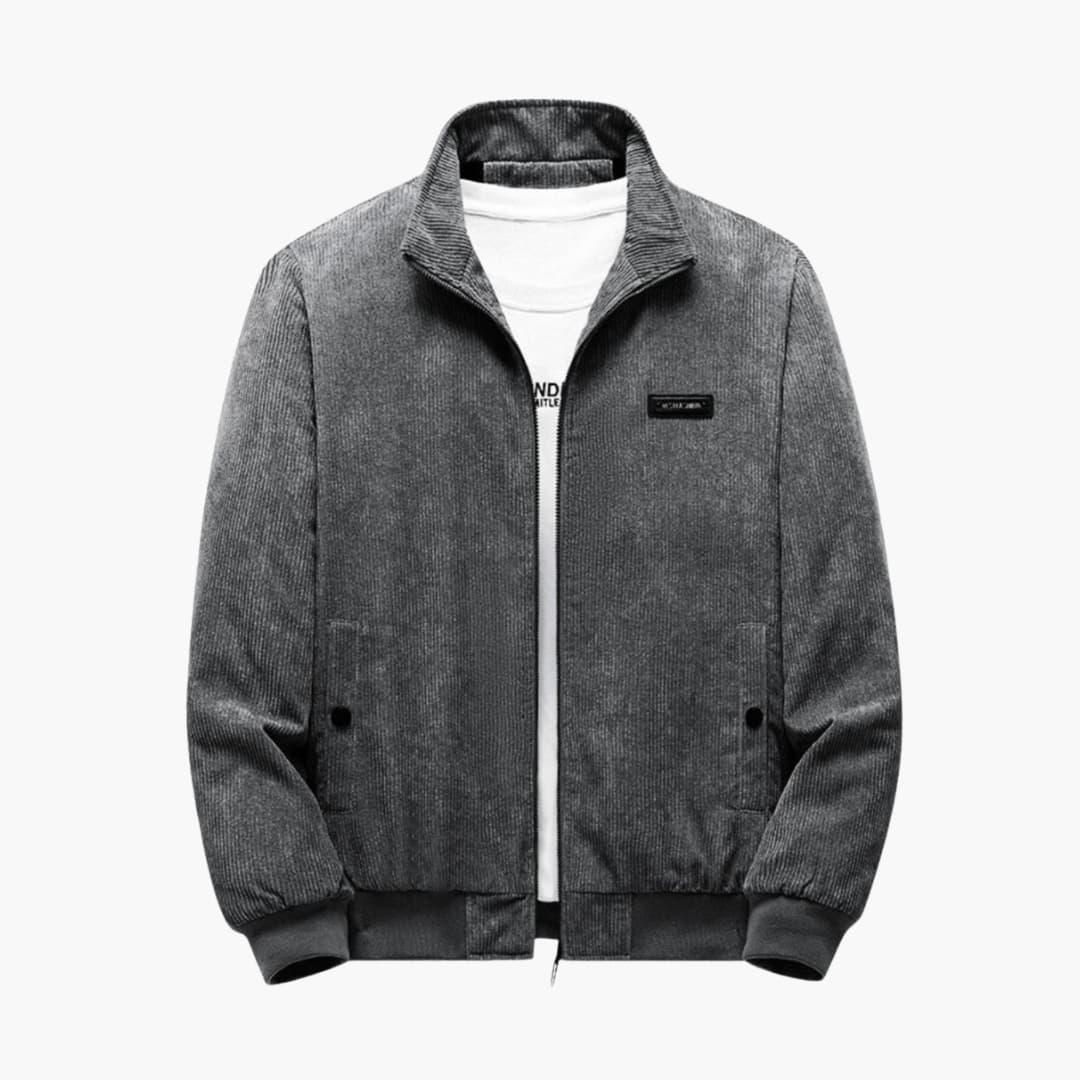 NOUVEAU RICHE Gerippte Retrojacke Für Herren Mit Struktur Vielseitig