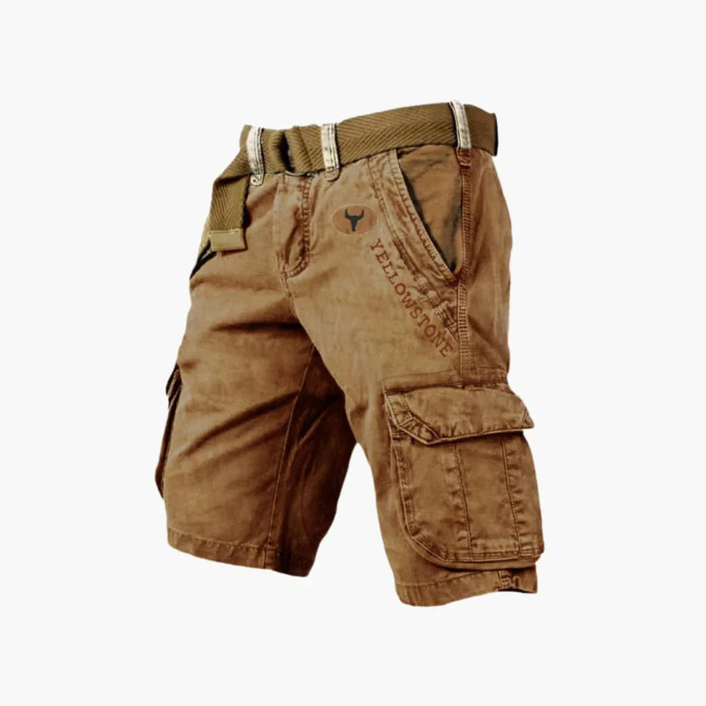 NOUVEAU RICHE Cargo Shorts Herren Mit Funktionstaschen Und Viel Stauraum Caramel