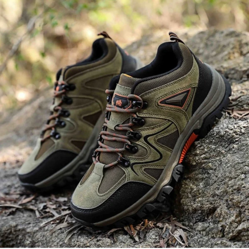 NOUVEAU RICHE Herren Wander Schuhe Schnüren Outdoor Im Freien Abenteuer
