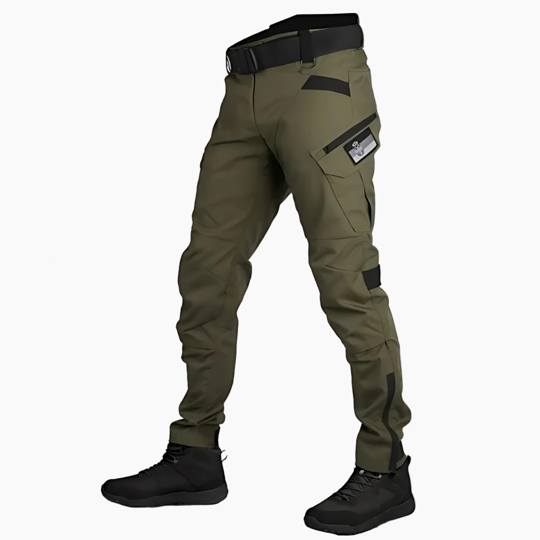 NOUVEAU RICHE Taktische Hose Grau Größe L Für Action Und Outdoor Einsatz Khaki