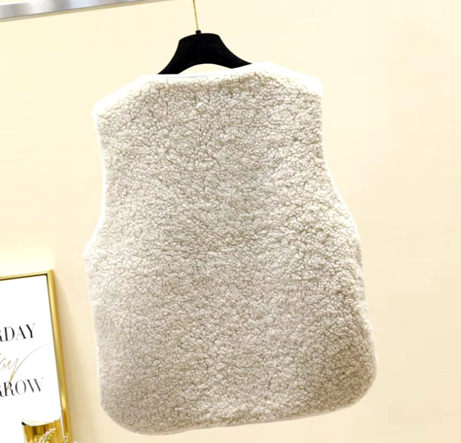 NOUVEAU RICHE Damen Winterfleeceweste Aus Hochwertigem Dickem Fleece