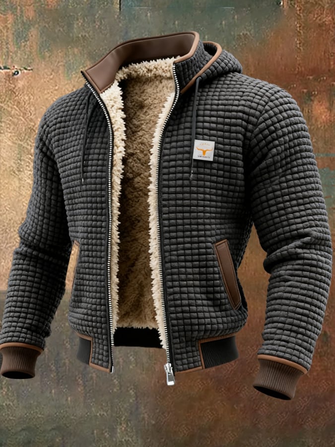 NOUVEAU RICHE Admire | Herren Polar-Fleece Thermo-Jacke