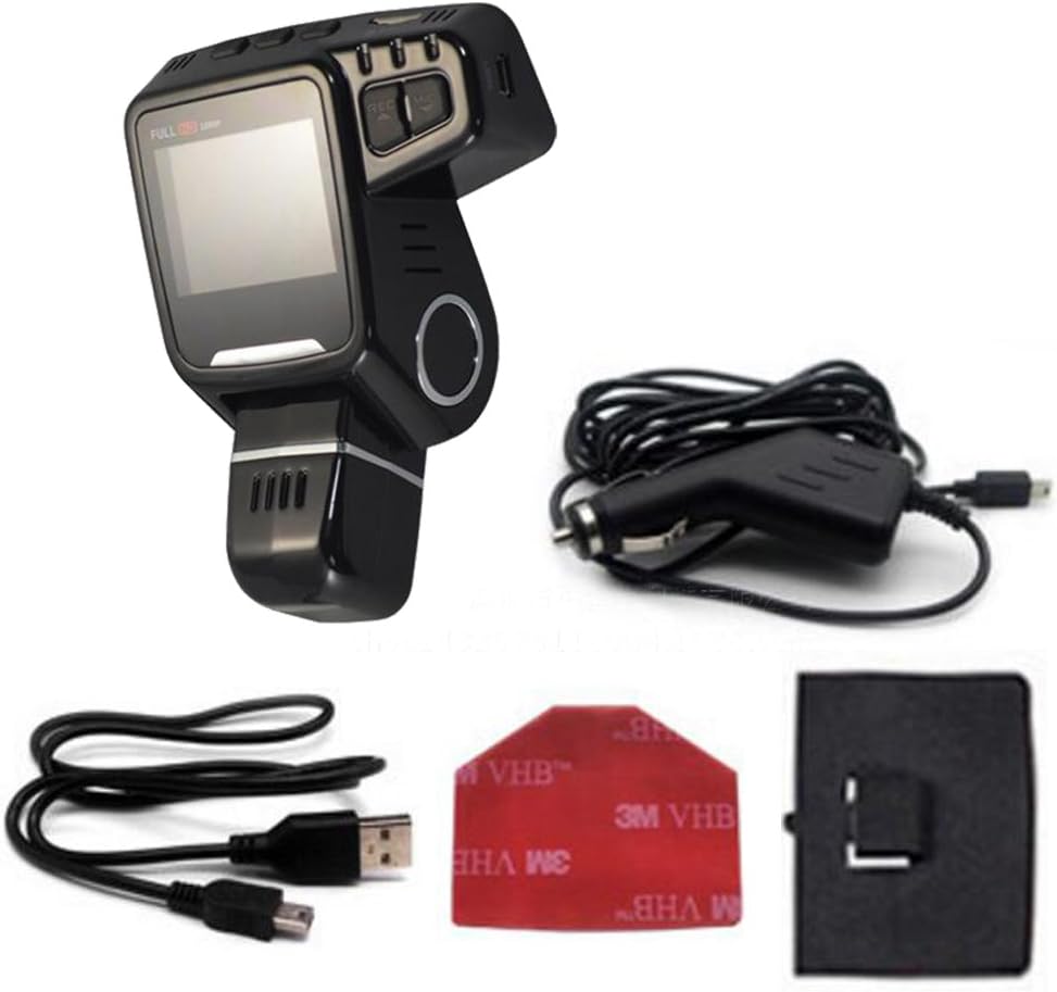 NOUVEAU RICHE Diskrete WLAN-Dashcam 1080P – Kleine Autokamera hinter dem Rückspiegel, 170° Weitwinkel, G-Sensor & Loop-Aufnahme