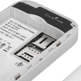 NOUVEAU RICHE Mobiler 4G WLAN-Router mit SIM-Karte – Mobiler Hotspot für Wohnmobil, Wohnwagen und Reisen, 10 Geräte, 150 Mbit/s