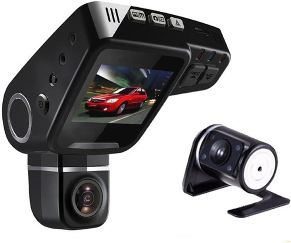 NOUVEAU RICHE Diskrete WLAN-Dashcam 1080P – Kleine Autokamera hinter dem Rückspiegel, 170° Weitwinkel, G-Sensor & Loop-Aufnahme