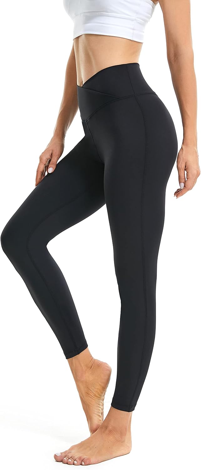 NOUVEAU RICHE Ausgestellte Yoga-Leggings – Flared Leggings Damen mit V-Bund, High Waist Bootcut Yogahose, 9 Farben, XS–2XL – Pamelo VFit