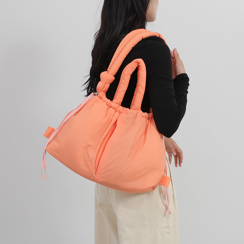 NOUVEAU RICHE Schultertasche Damen Große Alltagstasche Mit Komfortgriffen